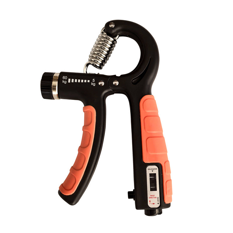 ✊ ADJUSTABLE HAND TRAINER – Automatic counting function • Adjustable resistance • Non-slip handle • Compact & Versatile