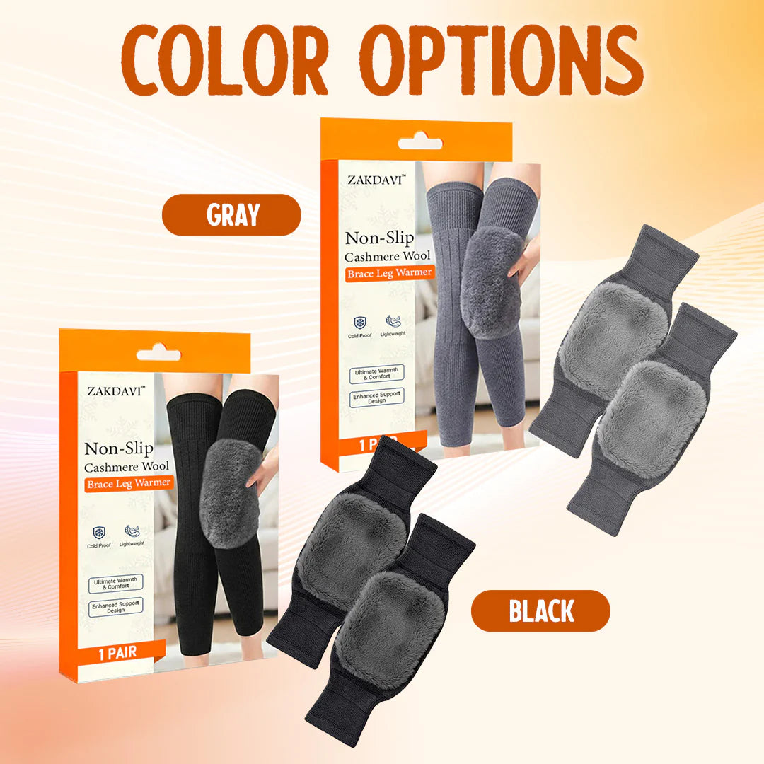 ZAKDAVI™ Non-Slip Cashmere Wool Brace Leg Warmer