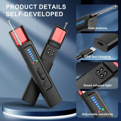 Better safe than sorry! 📸 Light load, no hiding - Portable infrared smart camera detector