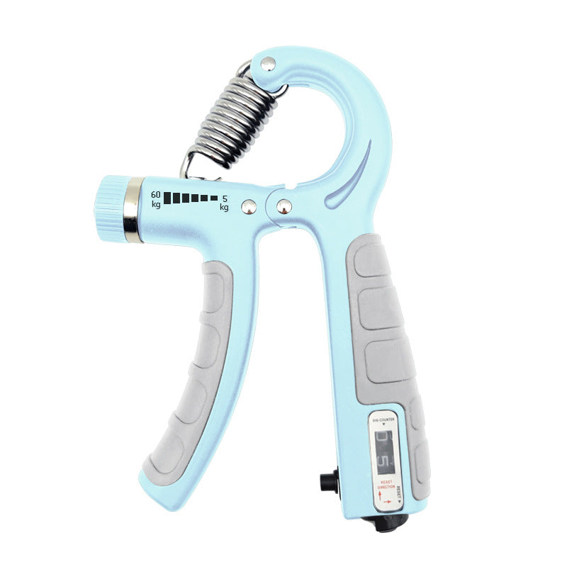 ✊  ADJUSTABLE HAND TRAINER – Automatic counting function • Adjustable resistance • Non-slip handle • Compact &amp; Versatile