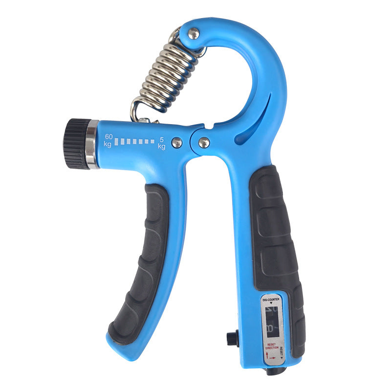 ✊  ADJUSTABLE HAND TRAINER – Automatic counting function • Adjustable resistance • Non-slip handle • Compact &amp; Versatile