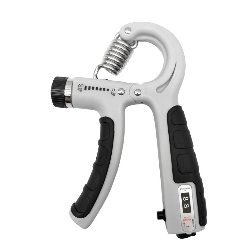 ✊  ADJUSTABLE HAND TRAINER – Automatic counting function • Adjustable resistance • Non-slip handle • Compact &amp; Versatile