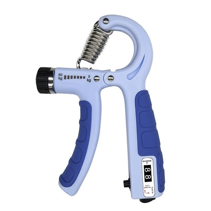 ✊  ADJUSTABLE HAND TRAINER – Automatic counting function • Adjustable resistance • Non-slip handle • Compact &amp; Versatile
