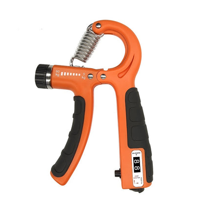 ✊  ADJUSTABLE HAND TRAINER – Automatic counting function • Adjustable resistance • Non-slip handle • Compact &amp; Versatile