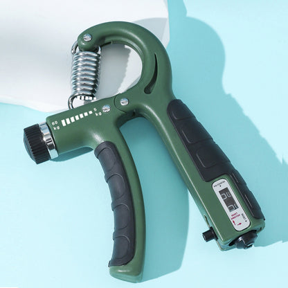 ✊  ADJUSTABLE HAND TRAINER – Automatic counting function • Adjustable resistance • Non-slip handle • Compact &amp; Versatile
