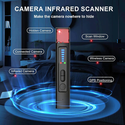 Better safe than sorry! 📸 Light load, no hiding - Portable infrared smart camera detector
