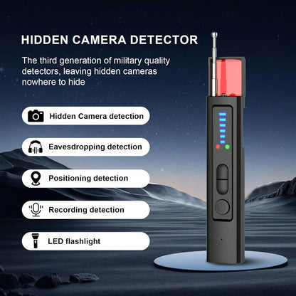 Better safe than sorry! 📸 Light load, no hiding - Portable infrared smart camera detector