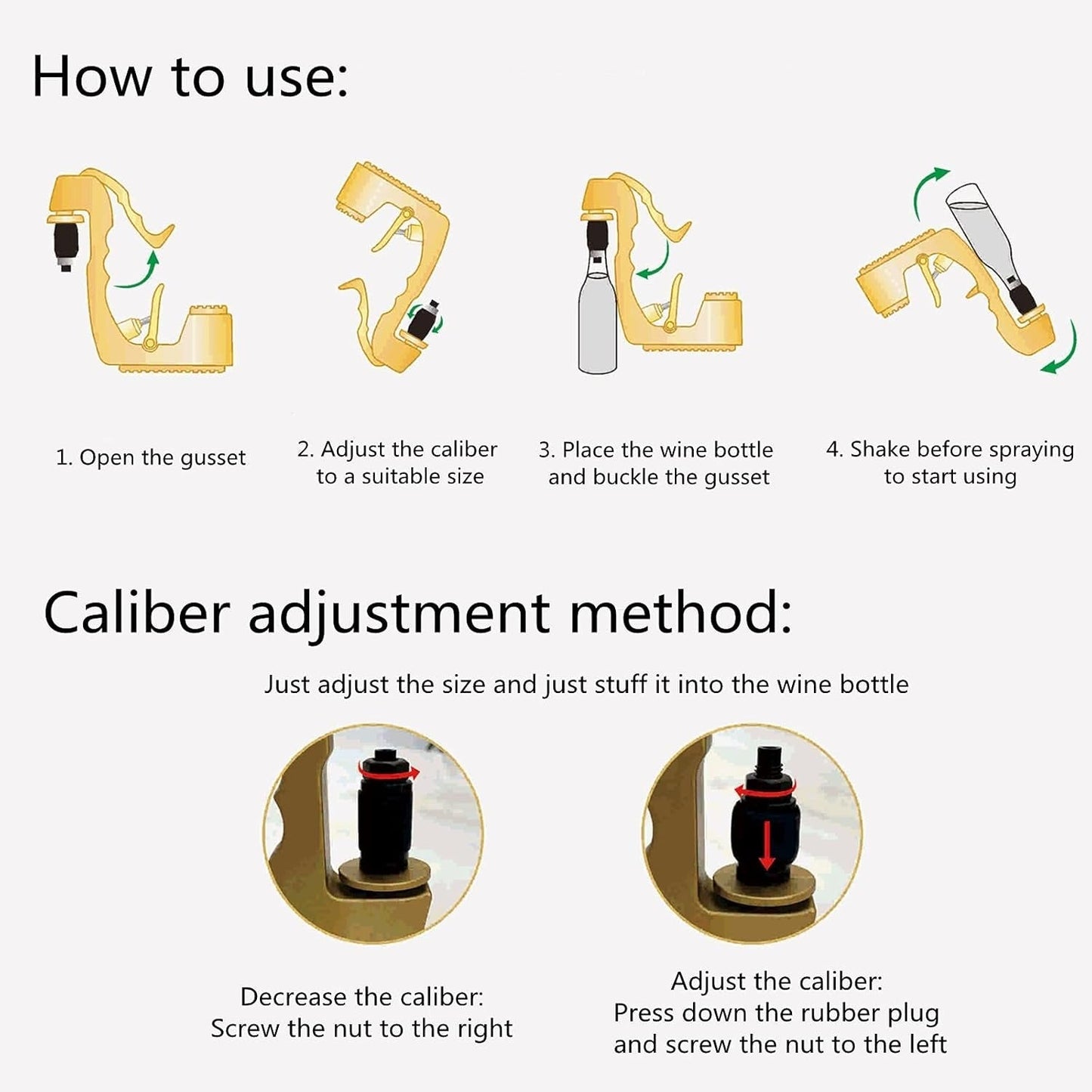 Champagne Gun Sprayer Premium Entertainment for Graduations Bachelor and Bachelorette Pool Parties Club Outings Brunches Other Celebrations