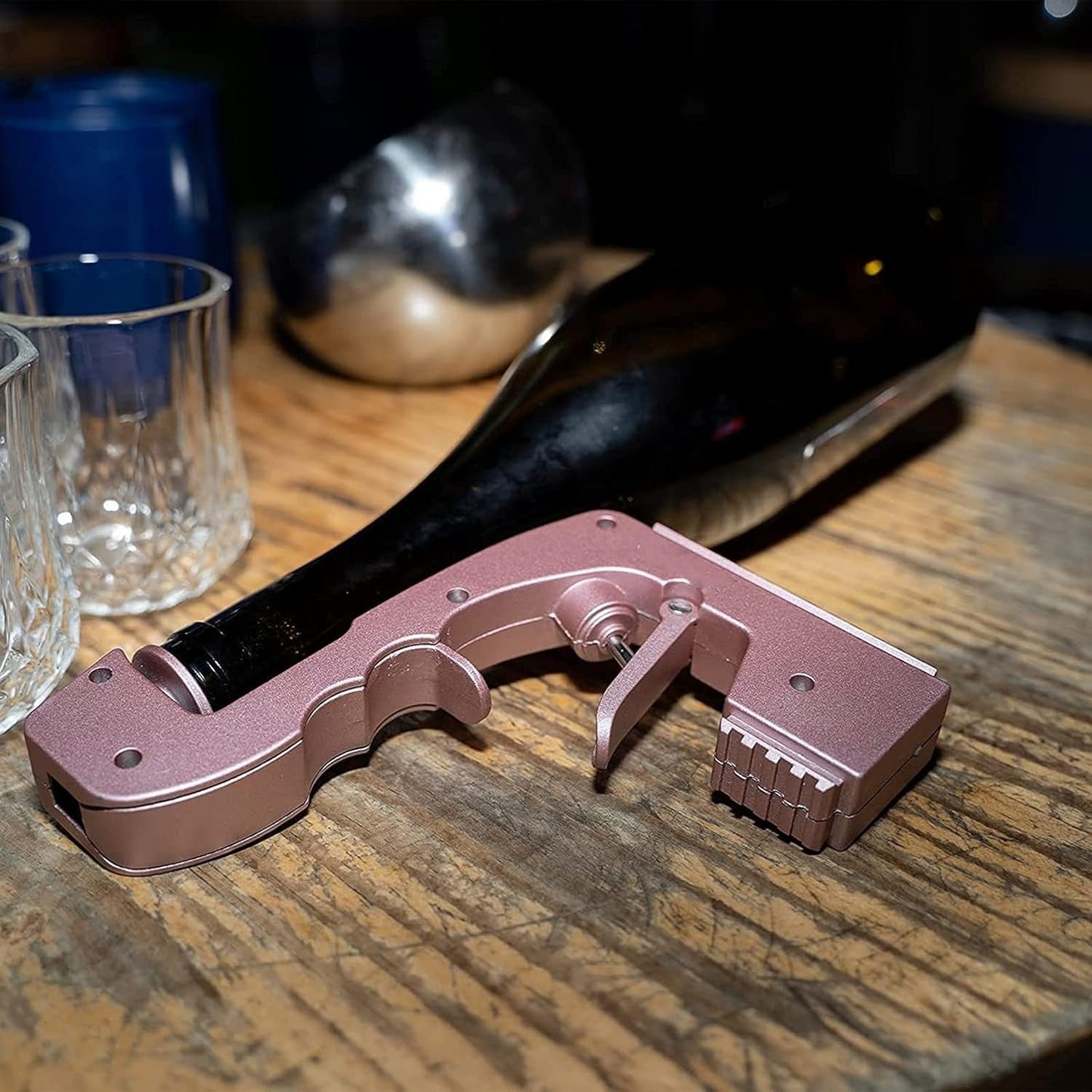 Champagne Gun Sprayer Premium Entertainment for Graduations Bachelor and Bachelorette Pool Parties Club Outings Brunches Other Celebrations